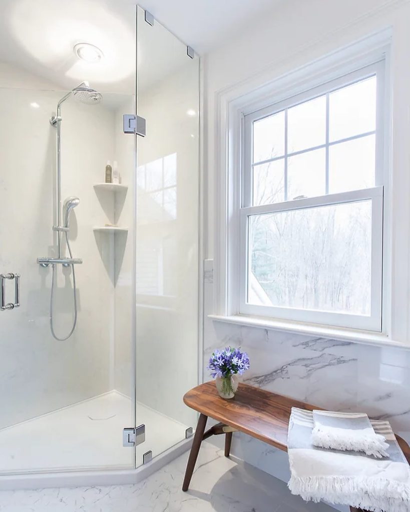 Renovated modern bathroom