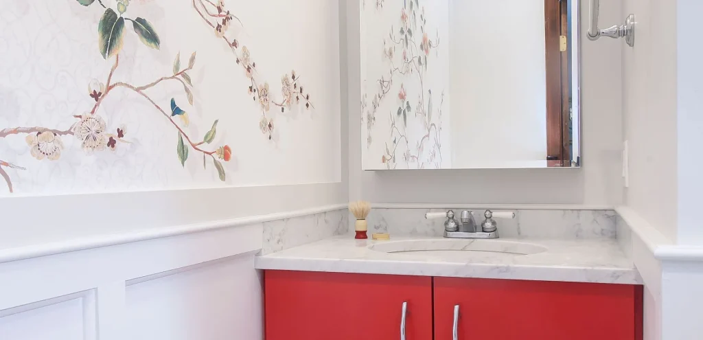 Renovated modern bathroom